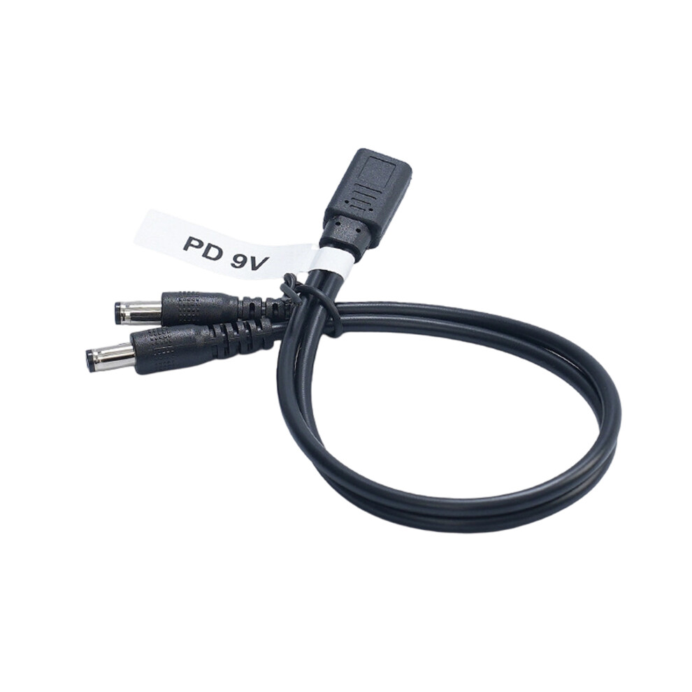Two Way Usb C To 5.5X2.1mm Chargers Cable 9V 12V 3A For Various Gadgets 9V 7695001111980