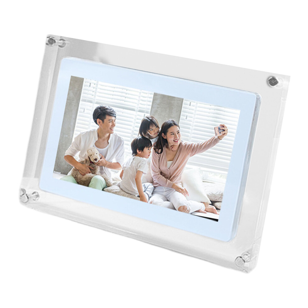 Stylish Acrylic Electronic Photo Frame Ips Wide Viewing Angles For Commercial 10.1 Inches 7695001098403