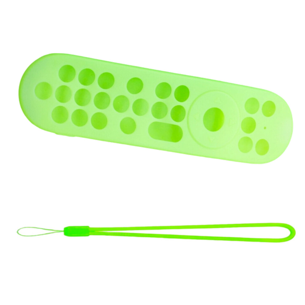 Durability Silicone Case Protector For Xumo Rcpr3 Pr3uq Es1 Remote Shell Light/Green 7695001076968