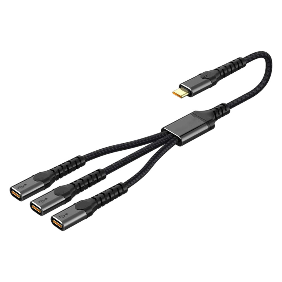 Efficient Usb C Splitter Cable 1 To 2/3 Port For Offices And Home Typec To 3 Type C 7695001100403