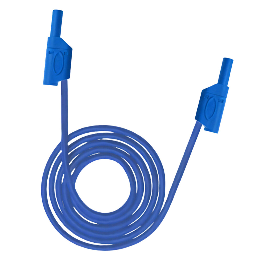 Secure 4Mm Banana Connector With Premium Copper Enhances Durability Blue 7695001138635