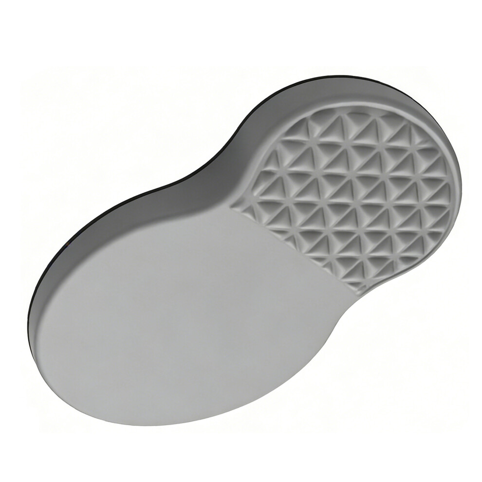 Antifatigue Ergonomic Mouse Pad Memory Foam Wrist Rest With Massage Design Nonslip Gray 7695001098441