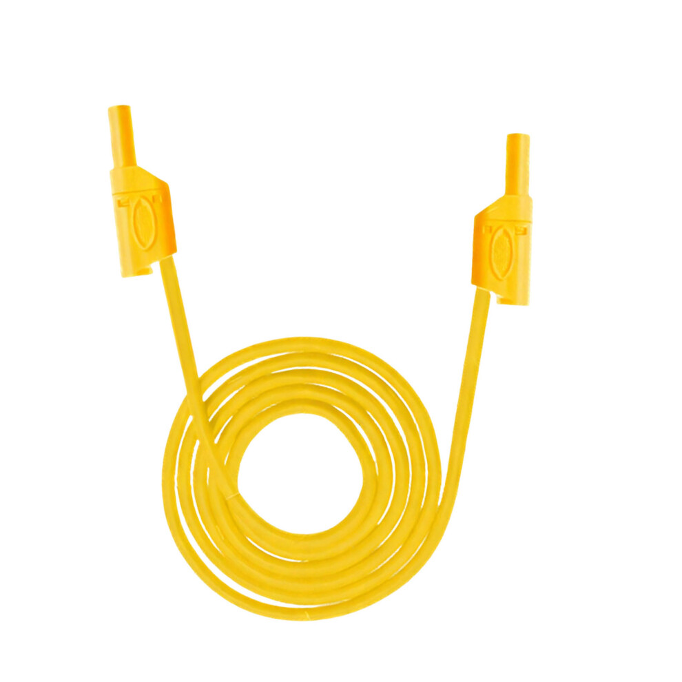 Copper 4Mm Banana Plug Connector For Studio And Home Auditory Yellow 7695001138604