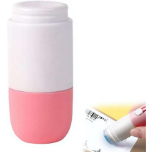 (Pink Replenishing fluid, 1 Count (Pack of 1)) 2 az 1-ben termopapír adatvédelmi törlő dobozvágó, termikus tinta eltávolító, matricavágó