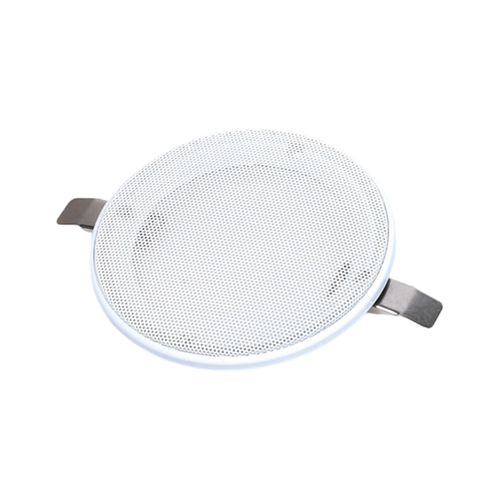 Professional Speaker Protections Grille Plastic Frame Steel Netting White Cover 4 Inches 7695001059237