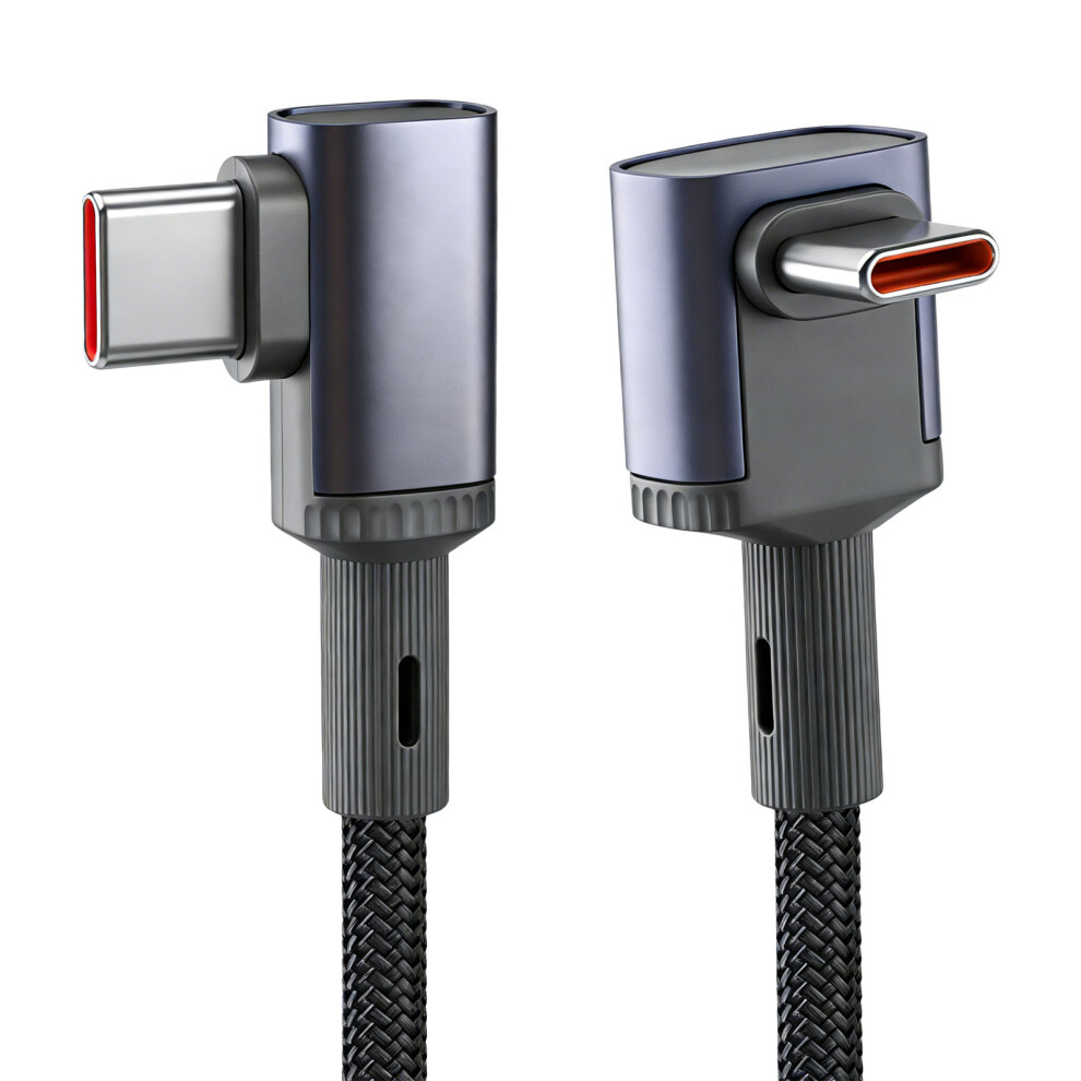 240W Type C Charging Cable Angled Connector Data Cord 480Mbps For Easy Plugging 5M 7695001138772