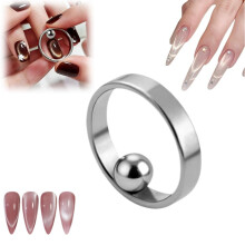 (Ring+ spherical magnet, 1set) Ringmagnet für Nägel, 2026, ringförmiger Katzenaugen Magnet, für Gel Nägel