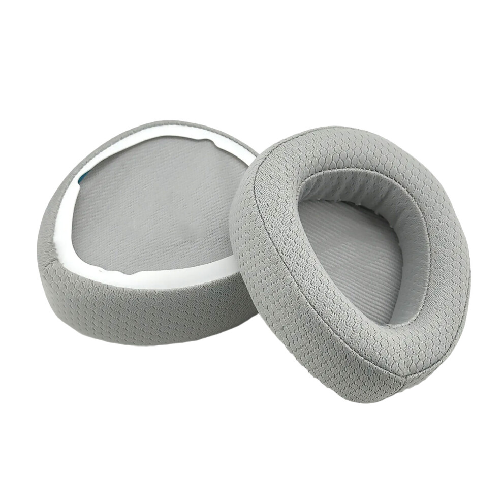 1 Pair Breathable Earpads Headpiece Cushion For Rog Dedicated Model Mesh Cloth Gray 7695001055093