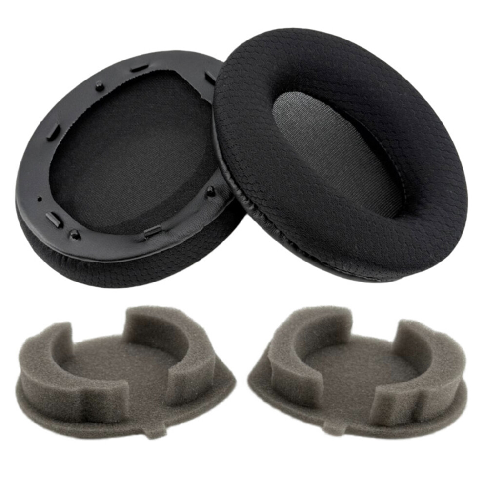 Breathable Sponge Ear Pads Cushion For Wh-1000Xm3 Headphone Earmuffs Black 7695001055024