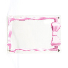 Gradient Colored 3inch Acrylic Magnetic Photo Frame For Home And Workspaces Pink