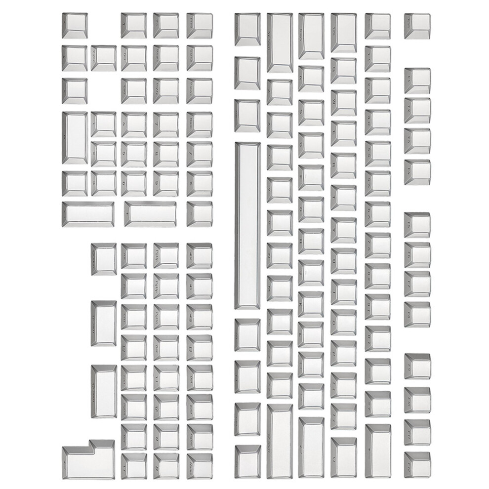 Keycaps 133 Keys Pbt Keycap Mechanical Keyboard Caps For 60 65 75 Layout White 7695001054072