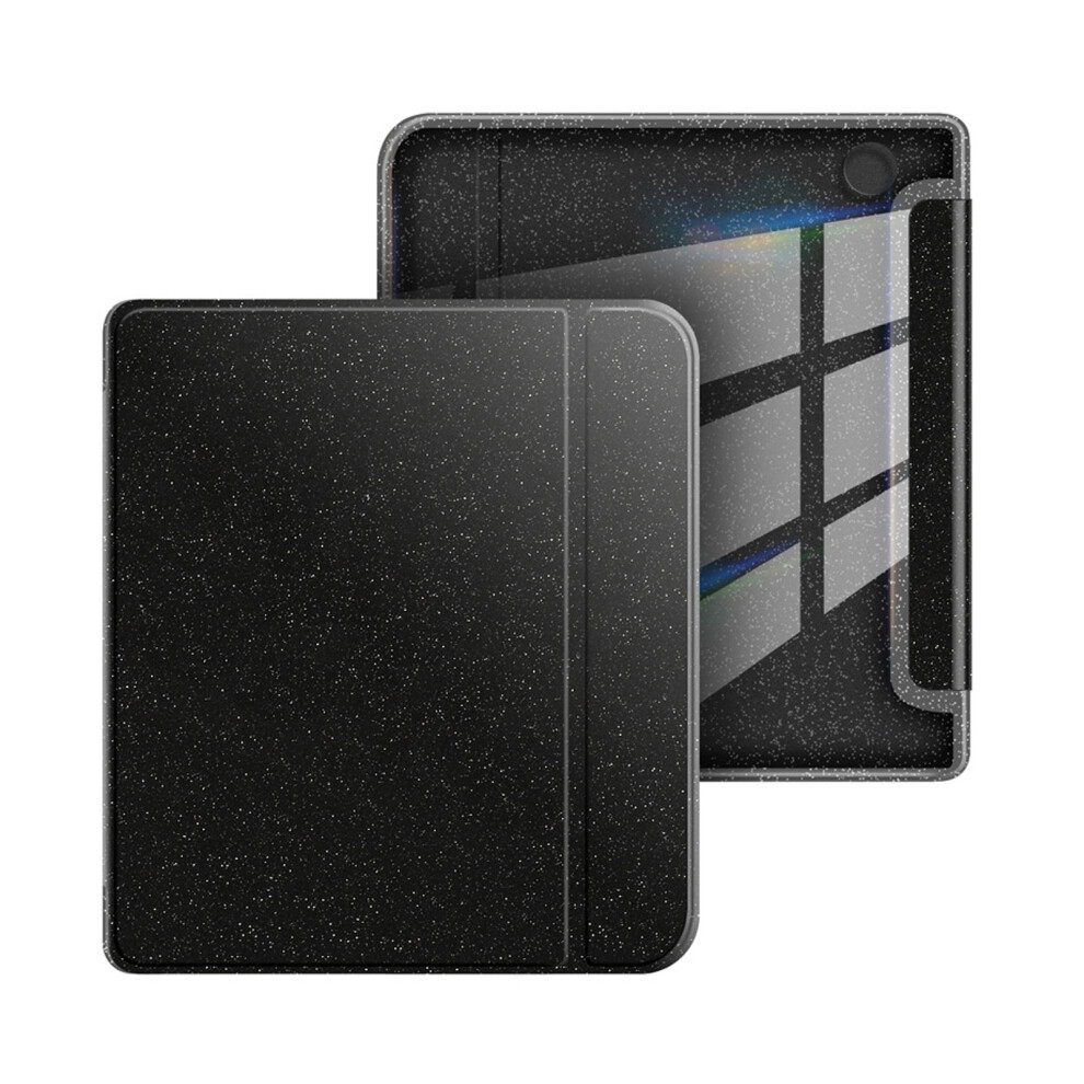 7Inch Magnetic Case For 7Inch E Reader With Glitter Sparkling E Reader Cover Black 7695001083607