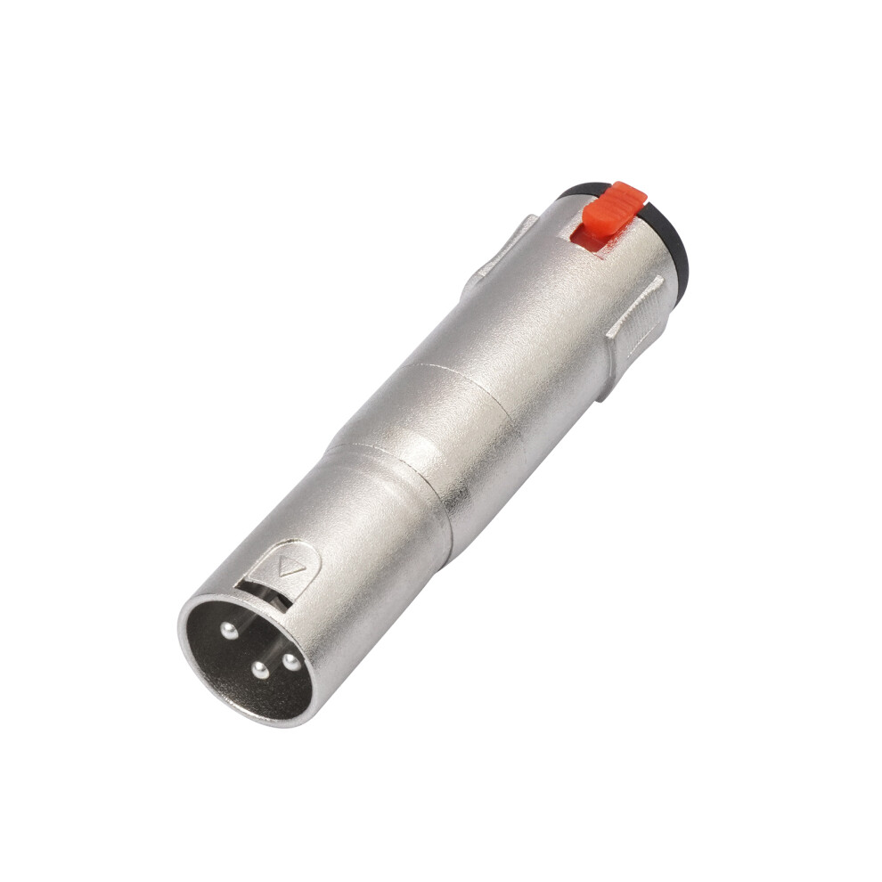Travel 1/4 Trs Female To 3Pin Xlr Male Locking Adapter For Sound Equipments 7695001121446