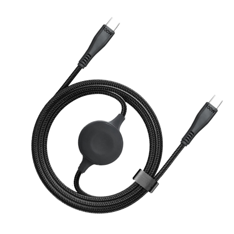 3.28Ft Type C To Type C Fast Charging Cord Wireless Charging Base For Smartwatch 7695001140607