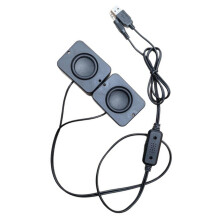 10W Double Channel Computer Speakers Strong Adhesive Mounting Design