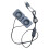 10W Double Channel Computer Speakers Strong Adhesive Mounting Design 1