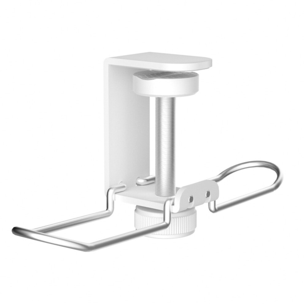 High Strength Headsets Holder Durability Metal Earphone Stand For Long Double Hook White 7695001084536