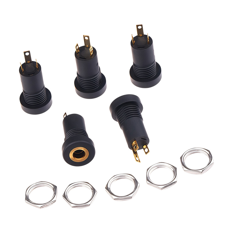5Pcs 3.5Mm 3Pole/4Pole Music Video Jacks Socket For Electronics Projects 1 7695001048002