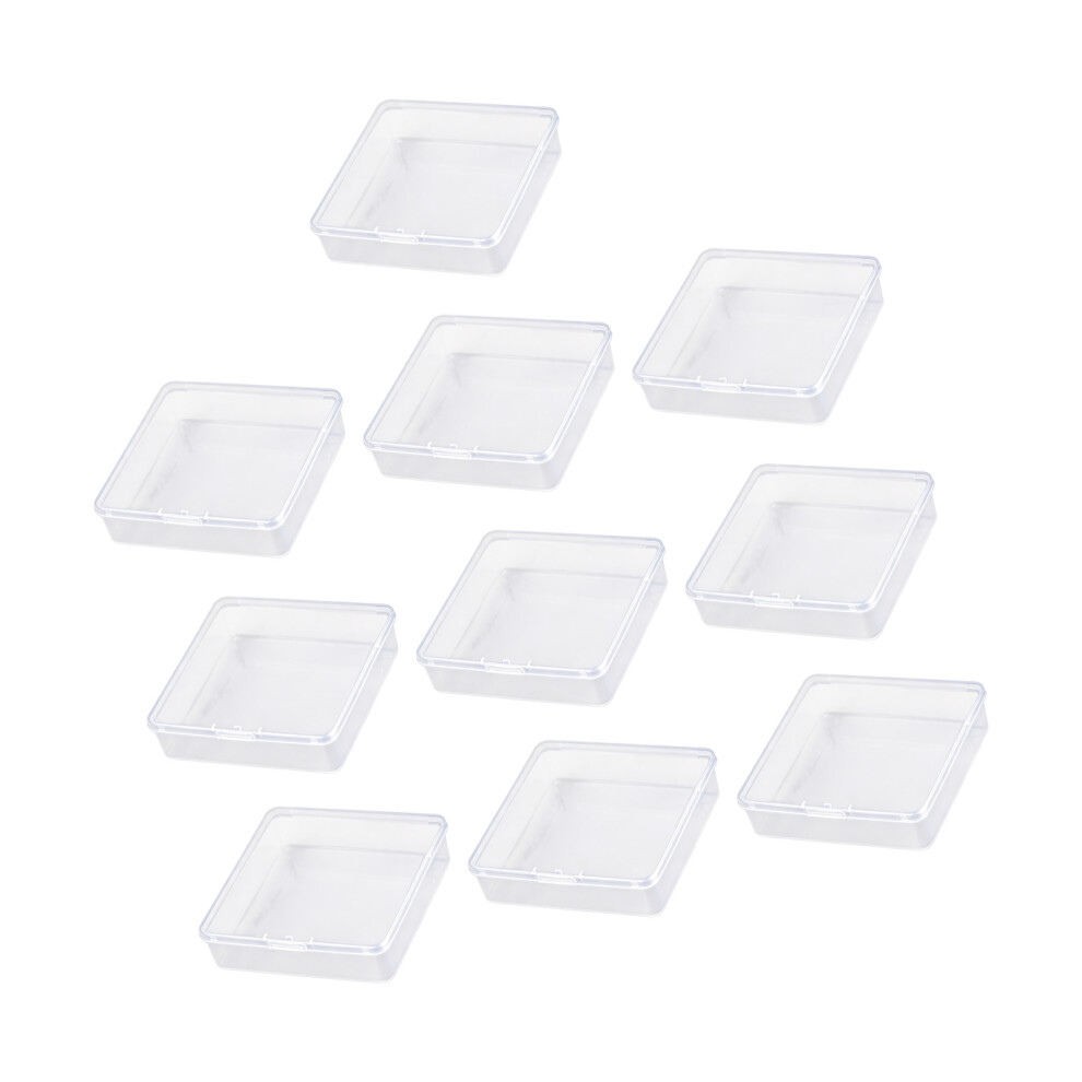 Tiny Transparent Organiser Box Pp Container Storage Case For Crafting Supplies 7695001048149