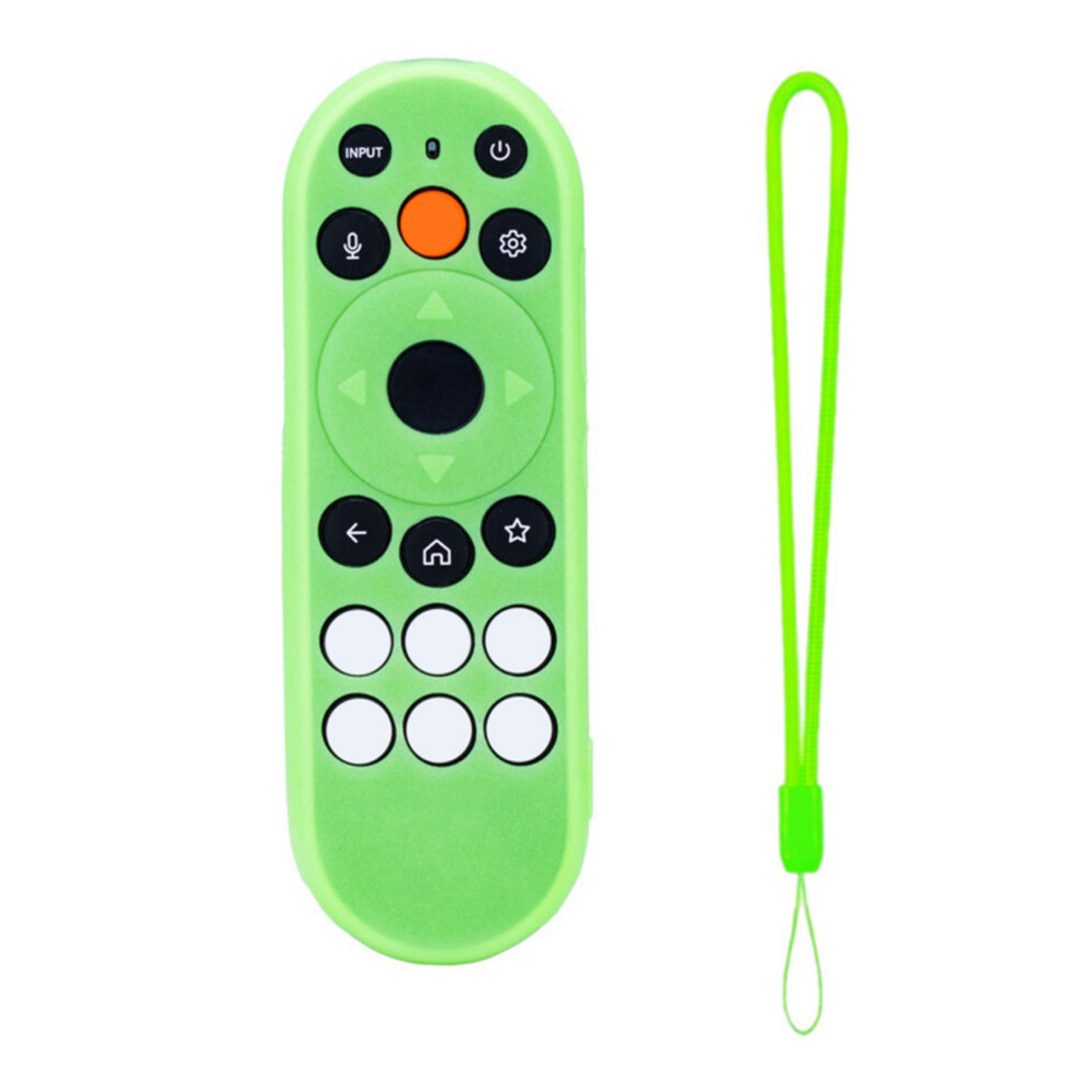 Silicone Cover For Xrt290 Hdtv Voice Remote Control With Lanyard Accessories Luminousgreen 7695001084468