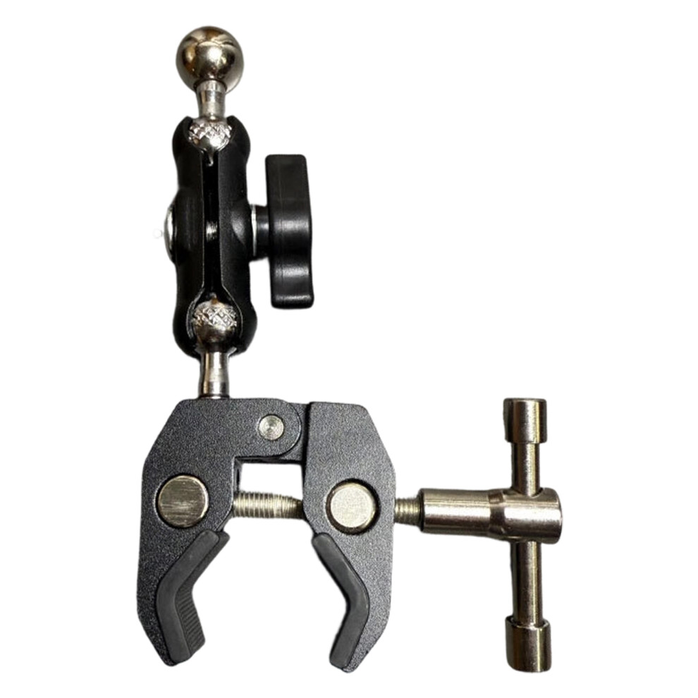 Aluminum Clamp With Double Ball Head Clamp 1/4Inch Threaded Clip A Add Connecting Clip 7695001123969