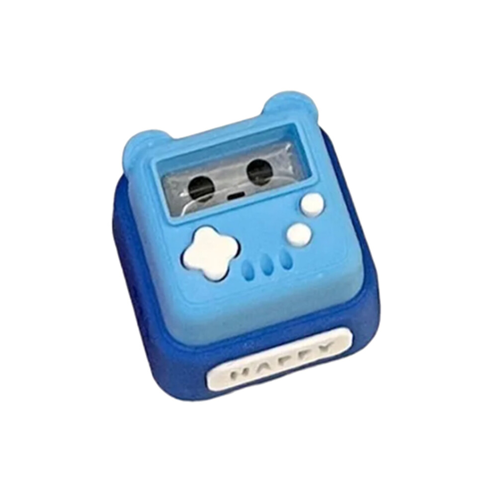 Customizable Translucents Gaming Keycap With Layered Resin Craftsmanship Design Blue 7695001084406