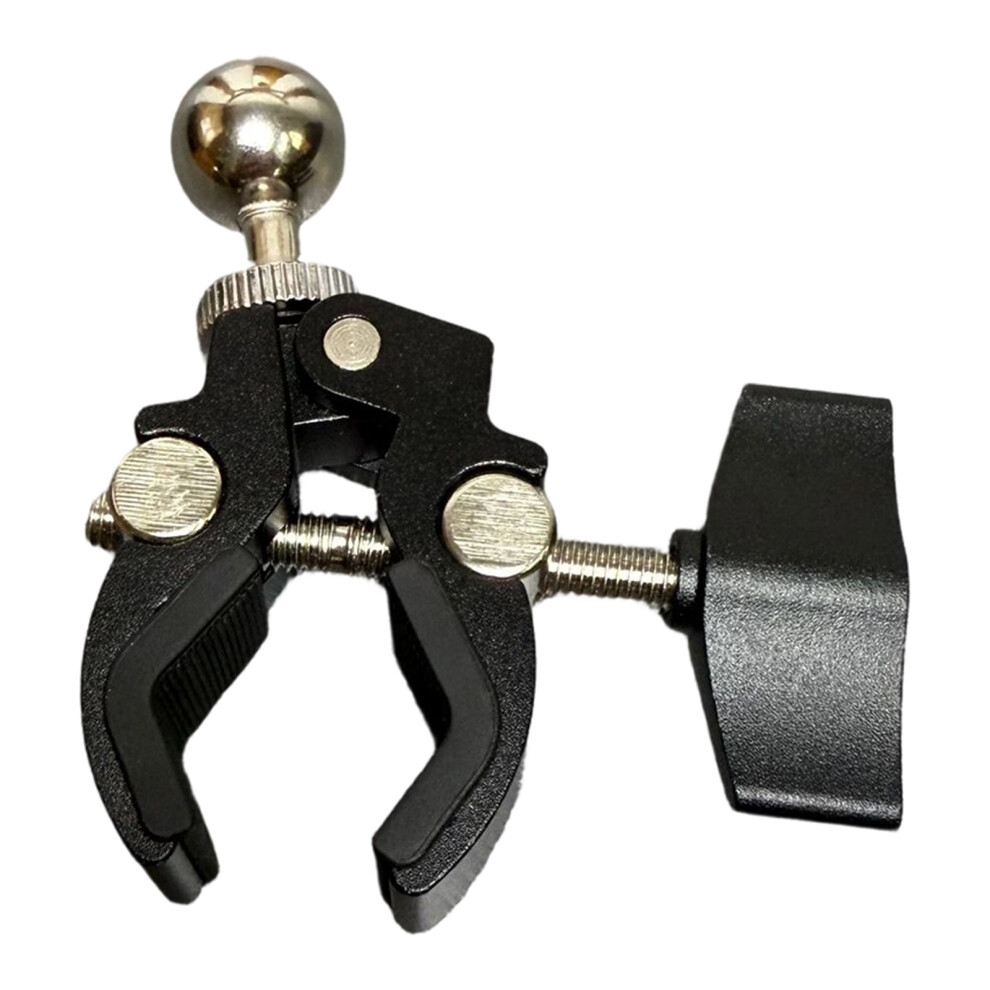 Aluminum Clamp With Double Ball Head Clamp 1/4Inch Threaded Mount Clip B Add Ball Head 7695001124003