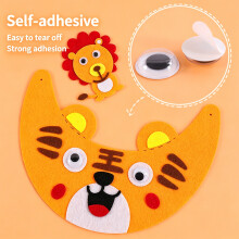 750Pcs Black and Multicolor Plastic Eyes Wiggle Moveable Eyes For Kids Arts Craft