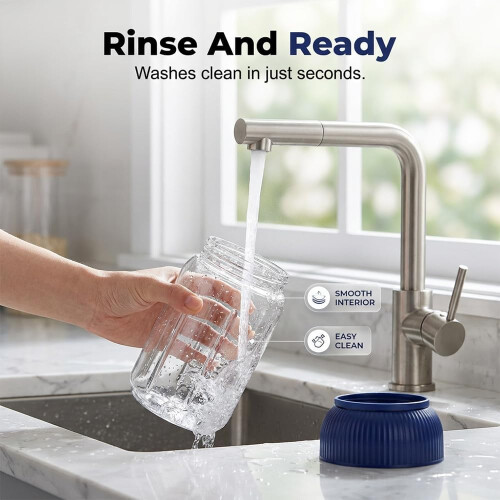 (Green+Blue, -) Blender portabil 44oz 2
