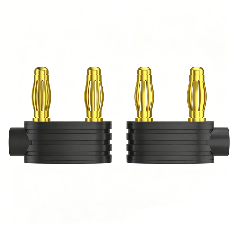 Banana Plugs Coppers Headphone Plugs Adapters For Secure And Enhances Signal Black 7695001061001