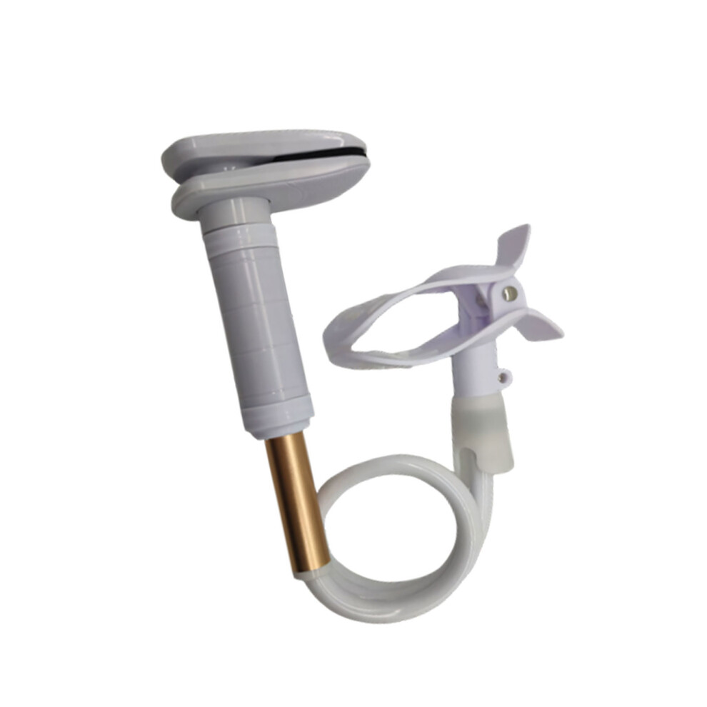 Adjustable Baby Monitor Camera Mount With Flexible Arm For Secure Installation White 7695001066839