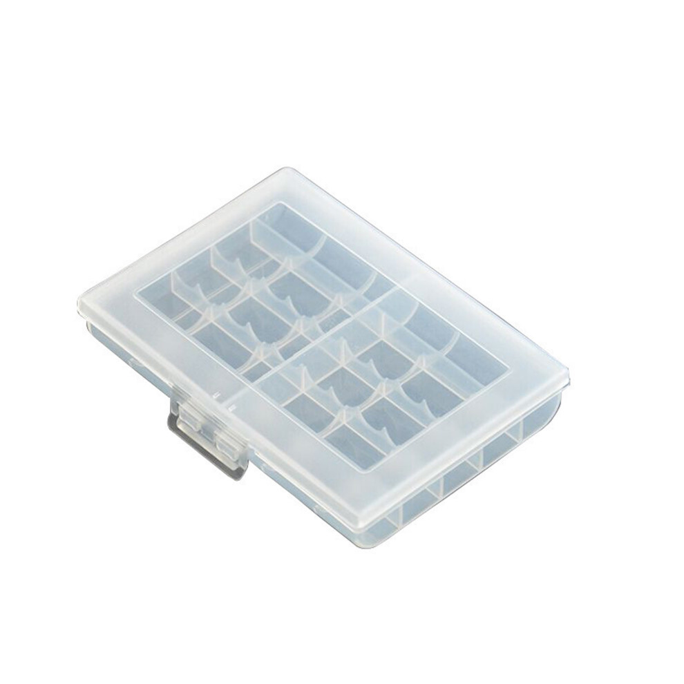 Portable Pp Plastic Material Battery Storage Solution For 2A 3A Batteries White 7695001130363