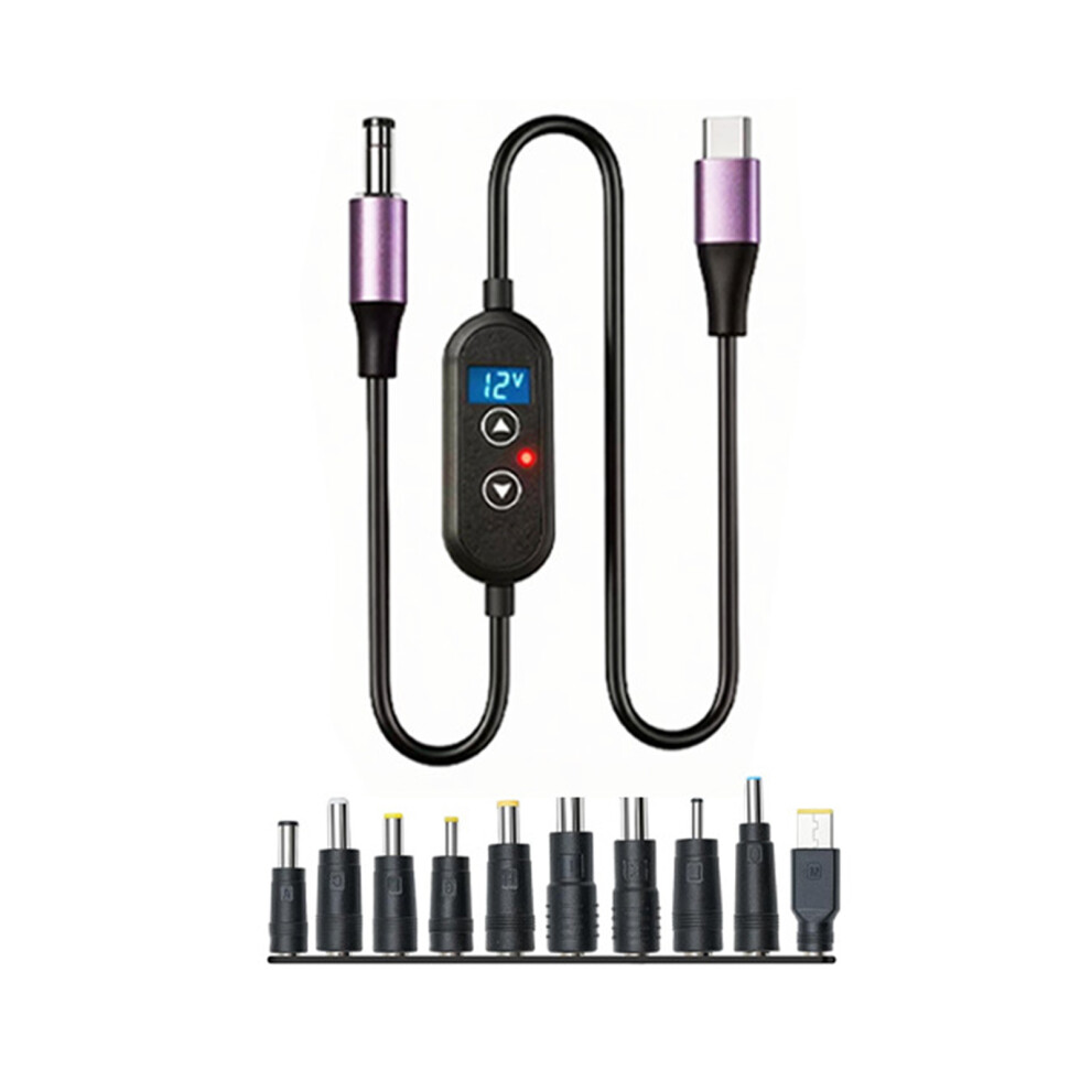Type C Male To Dc5525 5521 Power Adapter Cable For Laptop Tablet Fast 10 Piece Set 7695001126878