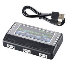 3S Battery Charger With 3 Independent Slots For Remote Control Drones Car