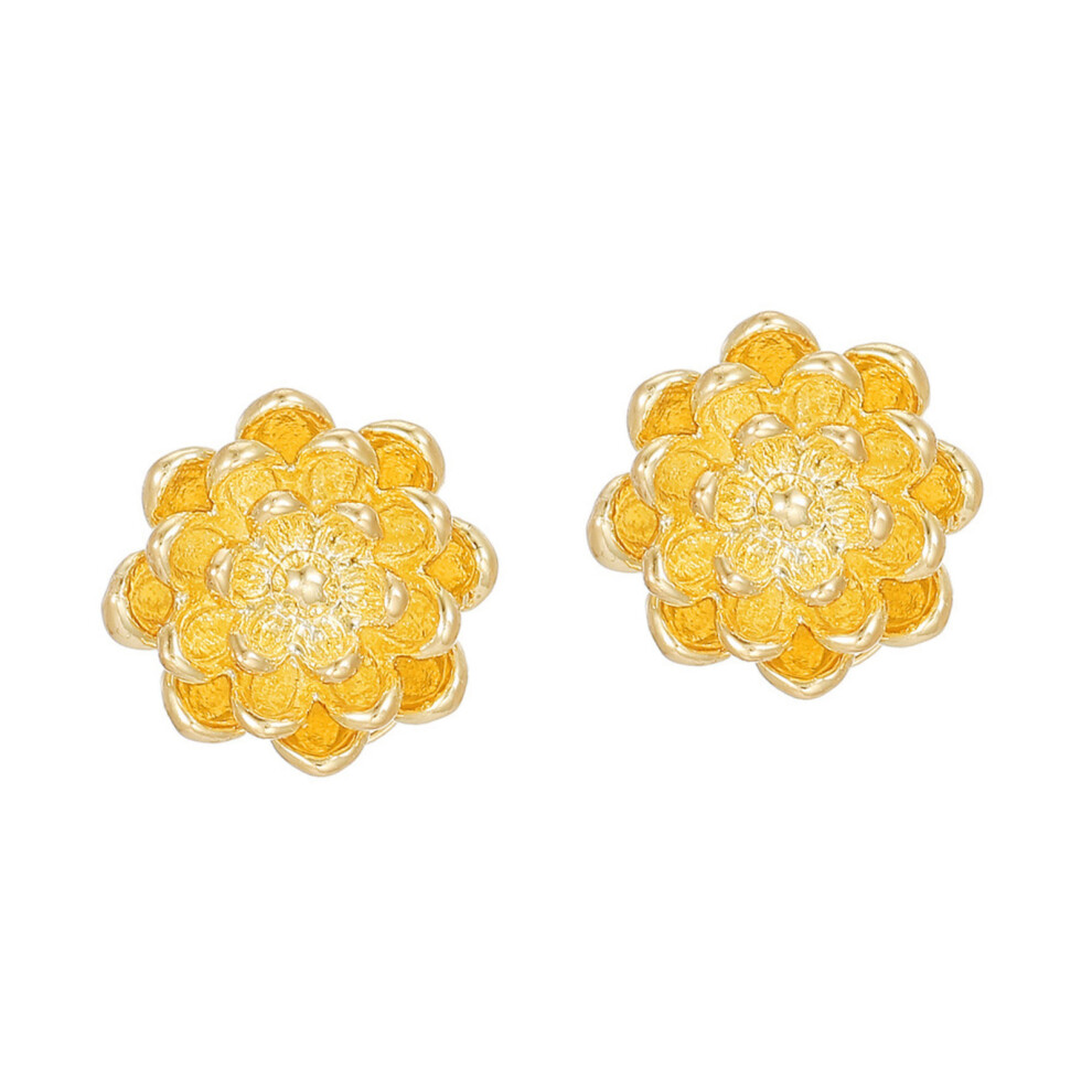 Fashionable Sparkling Zircons Flower Pattern Ear Clip Attachment For Freeclip 1 Peony 7695001126632