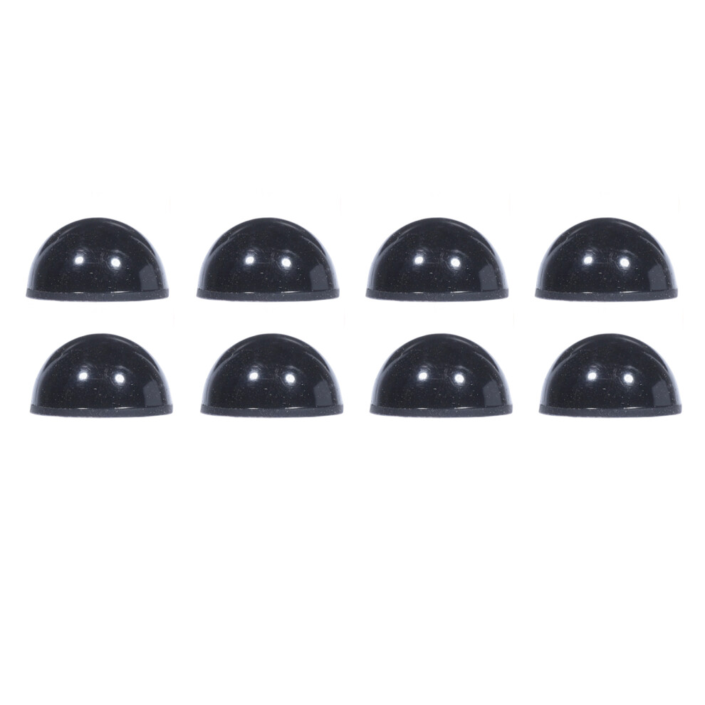 8Pcs/Set Impact Absorbing Supports For Sound Devices And Large Electronics Black 18X10mm 7695001129664
