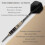 sanfeng Professional 3 Pack 24 Grams Steel Tip Darts Set With Brass 3