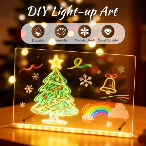 (6 × 6 in, -) LED piirustustaulu 1