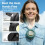 (White, -) Mini ventilateur sans pales portable clip blanc 7