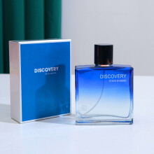 (Blue) French Men Perfume, Long Lasting Fresh Natural Scent, Elegant Marine & Woody Fragrance for Daily Wear