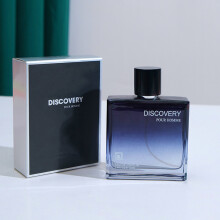 (Black) French Men Perfume, Long Lasting Fresh Natural Scent, Elegant Marine & Woody Fragrance for Daily Wear