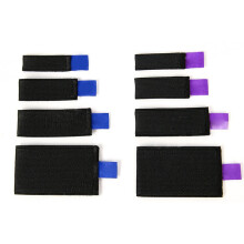 Adjustable Elastic Fishing Spool Belt Elastic Rotating Wheel Protections Belt Blue L