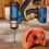 (Black, -) Multi-function Orange Drill Bit Sharpener for Grinder with 2 Wheels 7