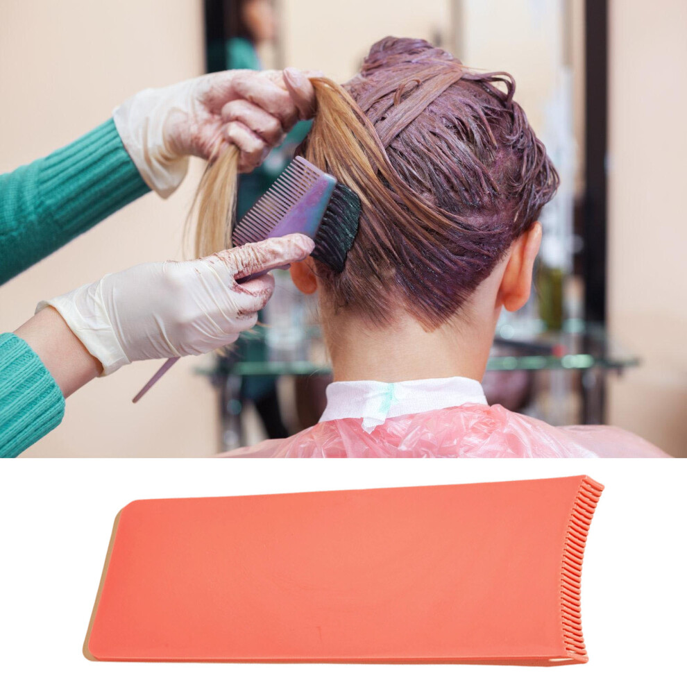Plastic Hair Highlighting Tool with Teeth For Even Dye Application And Styling  redBlack