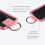 Slim Panda Ankle Strap for Cable Machine Attachments, Resistance 2