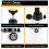Universal Brake Bleeder Vacuum Pump Set Includes 1L Waste Bottle Multiple Adapter 6