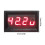 Multifunction Automotive Voltage Meter With External Temperature Probes & Clock Blue 4