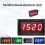 Multifunction Automotive Voltage Meter With External Temperature Probes & Clock Blue 5