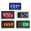 Multifunction Automotive Voltage Meter With External Temperature Probes & Clock Blue 2