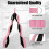MANUEKLEAR Tricep Rope Cable Attachment Handles, Greater Range of Motion, Tricep Pull Down Rope for Push Downs, Crunches, Facepulls for Professional 5